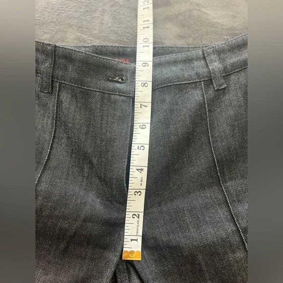 Escada Womens Mid-Rise Wide Leg Jeans size 36 US 6 Inseam 31 - Picture 6 of 11